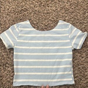 Cute striped baby tee